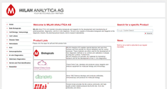 Desktop Screenshot of milananalytica.ch